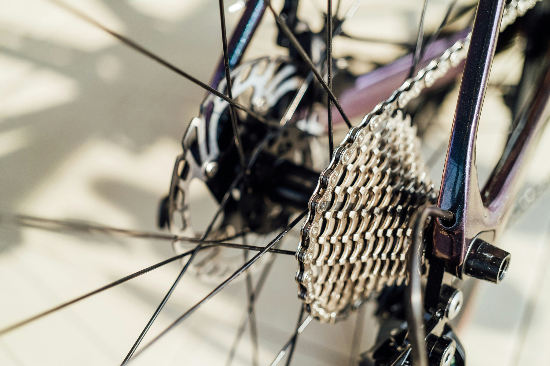 Fahrradkette am Fahrrad