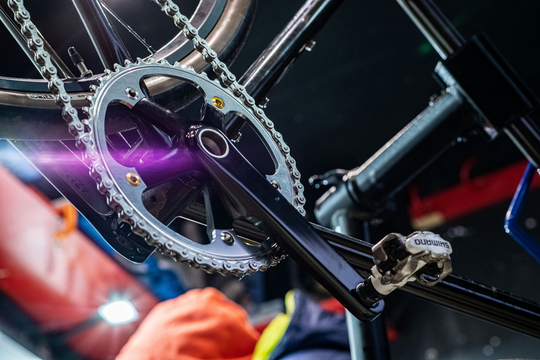 Fahrradkette am Fahrrad